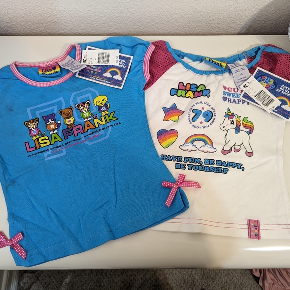 Lisa frank dead stock authentic vintage 90's kids t shirt bundle - Picture 2 of 7